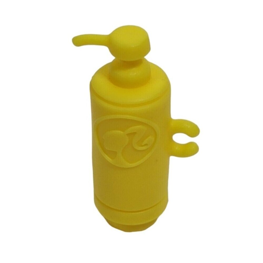 Barbie Soap/Lotion Bottle Yellow Dollhouse DOLL NOT INCLUDED